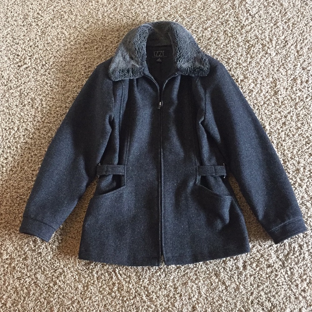 Grey wool jacket